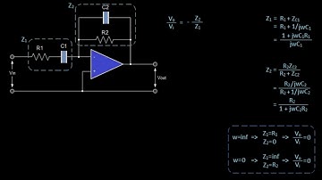 Inverting Band Pass Filter