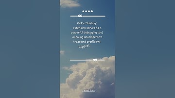 The PHP xDebug extension provides amazing tools for developers to debug their code