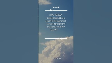 The PHP xDebug extension provides amazing tools for developers to debug their code