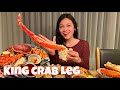 King Crab Legs//Seafoods Mukbang