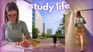 Study Vlog #2 || Antwerp, Belgium  👩‍🎓📘 🌇 || STUDY MOTIVATION