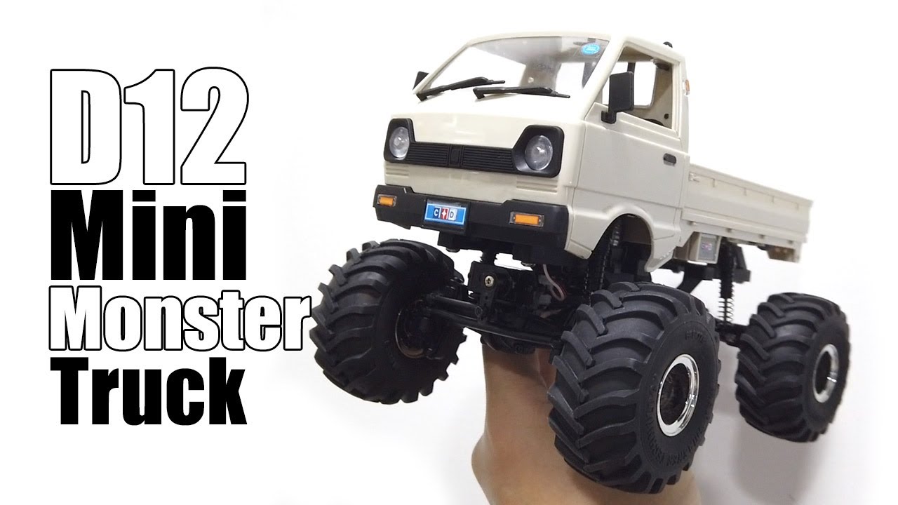 How to Mount D12 Mini Body on FMS Max Smasher Monster Truck YouTube