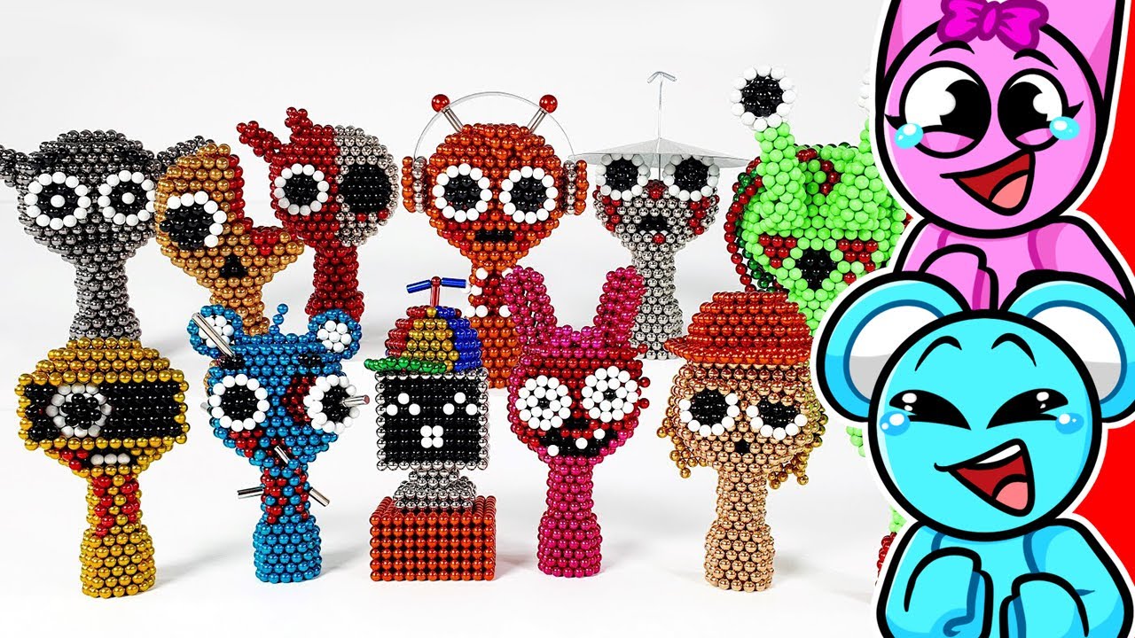 El ARTE de IMANES SPRUNKI mas SATISFACTORIAS del MUNDO! (Reacción Sprunki)