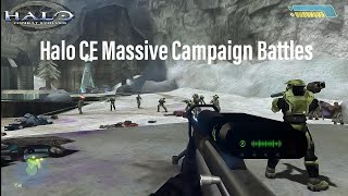 Halo CE Massive Campaign Battles  ASSAULT ON THE CONTROL ROOM