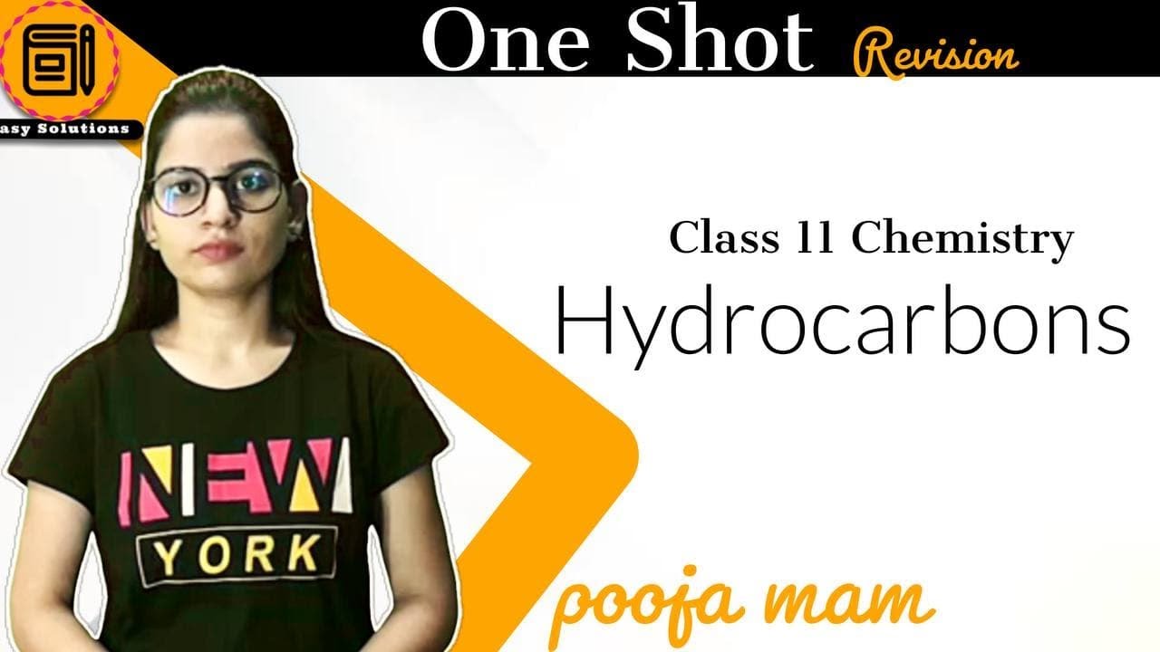One Shot revision on Hydrocarbons | Complete Chapter | Class 11 ...