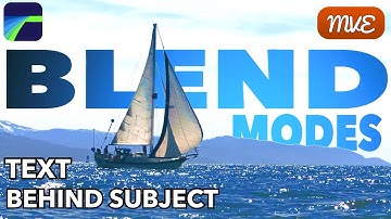Masking Text Behind Subject, Tutorial - LumaFusion - Blend Modes (iOS, Android, ChromeOS)
