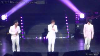 111021 포맨(4MEN) - 못해 : 비전콘서트
