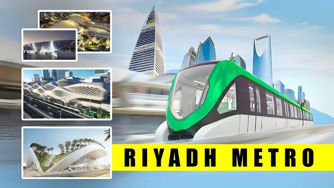 Metro Riyadh 🚇 Blue line to Yellow line - YouTube