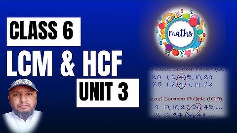 math class vi unit 3  LCM HFC Math Made Easy Easy Math Learning for Beginners Magic of Math Tricks,