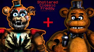 (fnaf/speed edit) Shattered Classic Freddy.