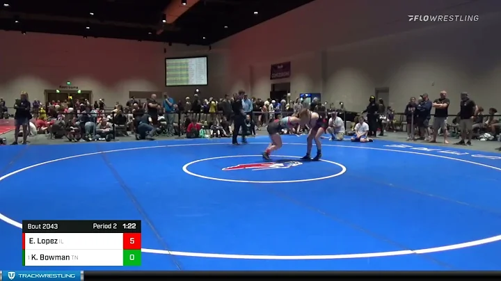 122 Lbs Semifinal - Kaydee-Anne Bowman, TN Vs Emmo...
