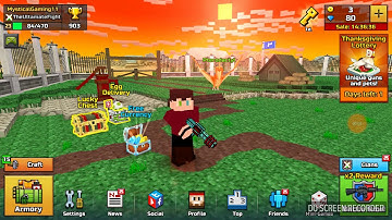 I  got the Happy tree Slayer in Pixel Gun 3d