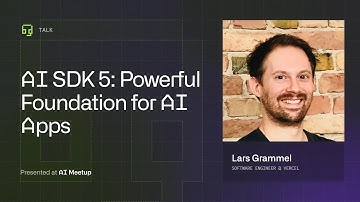 AI SDK 5: What’s New and What’s Next by Lars Grammel | AI Meetup in Wrocław, September 2025