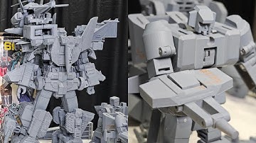 New Transformers Hasbro Pulse Haslab Liokaiser Combiner action figure Prototype on display