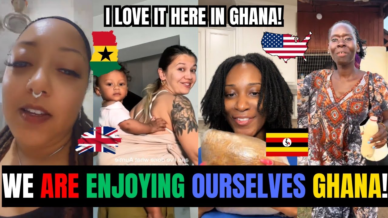 🇬🇭🇺🇸 WE ARE ENJOYING OURSELVES GHANA | FOREIGNERS & DIASPORANS SHARE GHANA EXPERIENCE | Kamma Dyn