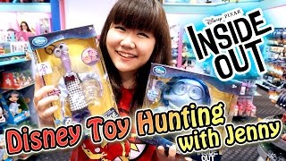 Disney Store Toy Hunting with Jenny - New Disney Pixar Movie Inside Out!!