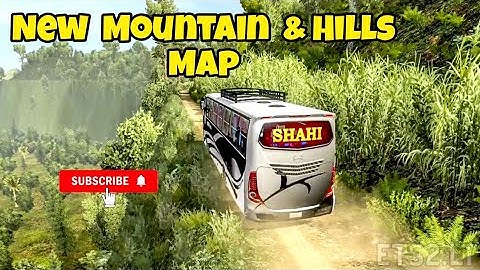 NEW MOUNTAIN OFF-ROAD #bussidmapmod #newmapmod #offroding#mod_map_bussid #junglemap #bussid #traffic