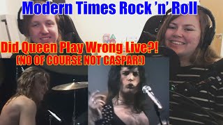 Couple First Reaction To - Queen: Modern Times Rock &#39;N Roll [Live]