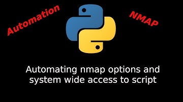 Python Project: Nmap automation and accessing script