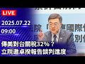 關稅談判影響大罷免