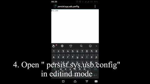 How to covert MTP into USB  mass storage connexion mode Need root access