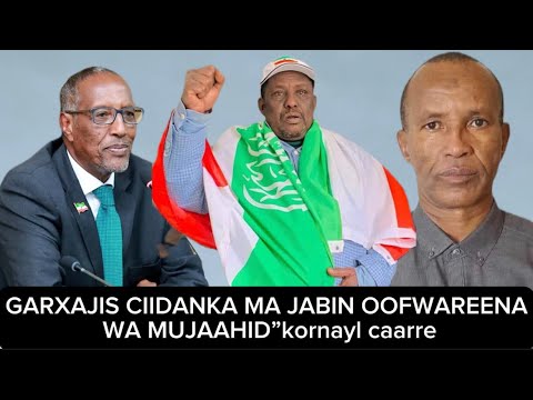 Garxajis Ciidanka May Jabin Oofwareena Wa Mujaahid Kornayl Caarre