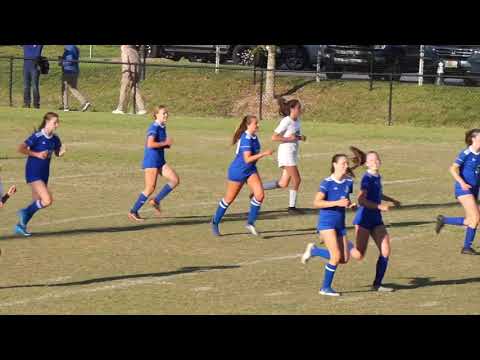 Christ the King Womens Soccer 2021 Playoff v Woods Charter