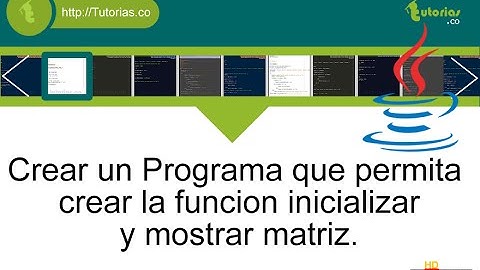 funciones – java (funcion inicializar, mostrar matriz)