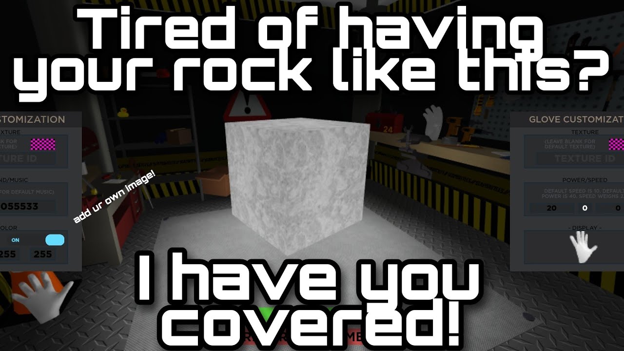 How To Add Texture To Your Custom Rock In Mobile Works In Pc Too