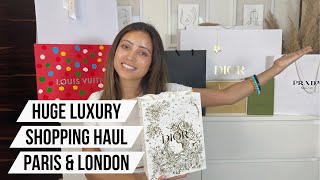 Huge Luxury Shopping Haul - Europe | Paris-London