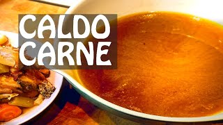 CALDO DE CARNE OSCURO y conseguir TONO TOSTADO ARROZ y PAELLA