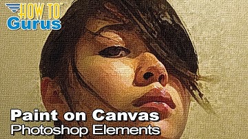 How You Can Make a Paint on Canvas Portrait Effect in Photoshop Elements Expert Mode