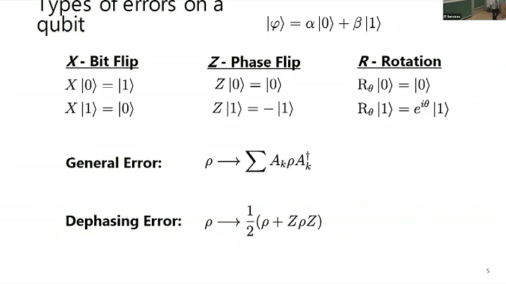 Dr. Neil Gillespie | The Mathematics of Quantum Error Correction and How it Can Bring Practical...