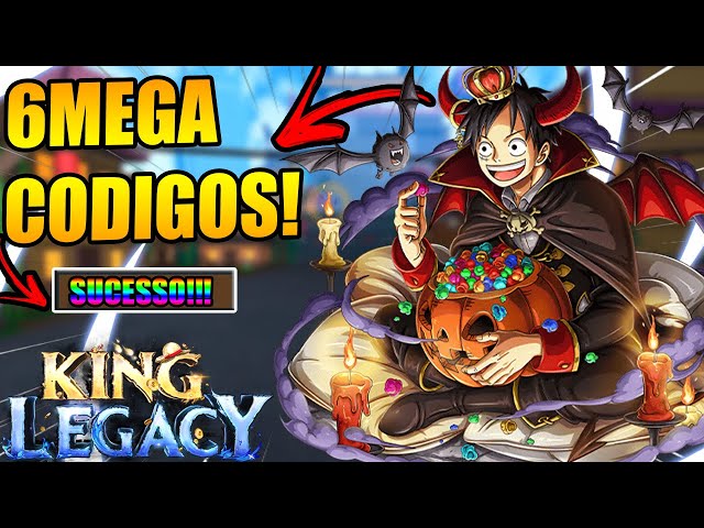 SAIU 12 MEGA CÓDIGOS *FUNCIONANDO* NO KING LEGACY