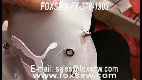 Automatic Feeding Shank Button Attaching Sewing Machine