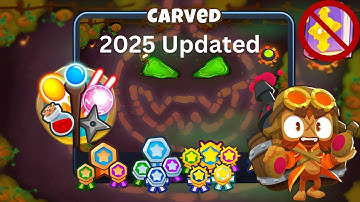 Carved [Magic Monkeys Only] Guide | No Monkey Knowledge | BTD 6 (2025 Updated) 4K