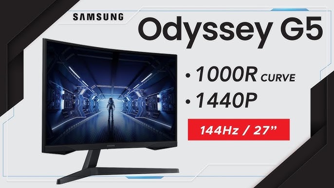 SAMSUNG ODYSSEY G5 32'' Ecran PC Gaming Incurvé 1000R