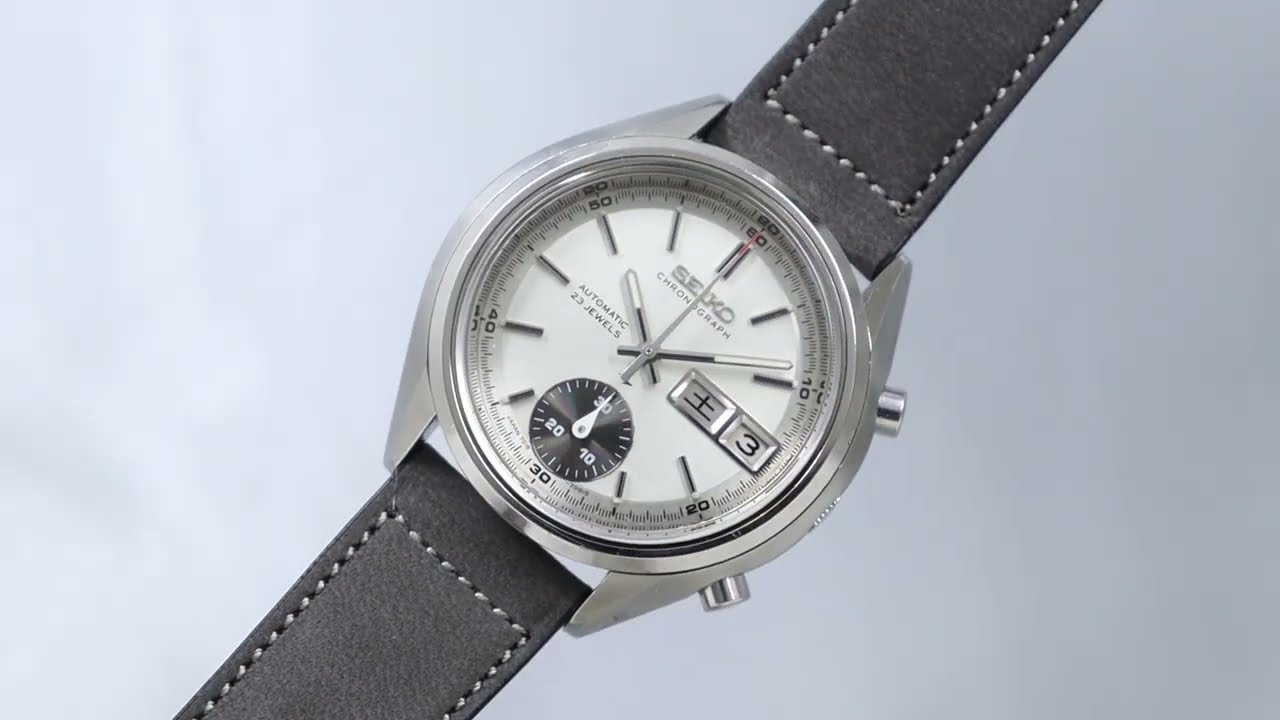 SEIKO セイコー】自動巻クロノグラフ／Ref.7018-7000／1971年製／w