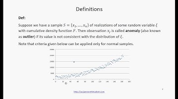 Anomaly Detection