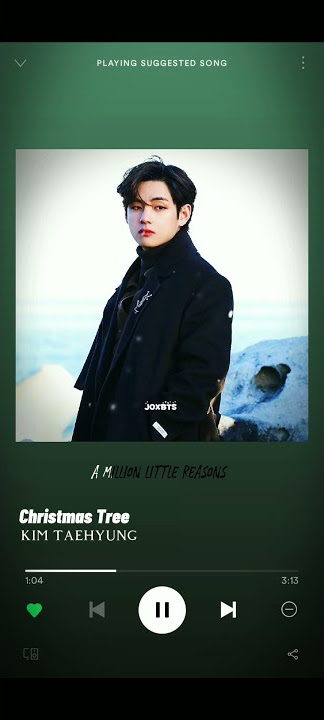 Christmas Tree by V 🍃😍💜 Lyric video| Whatsapp status #bts #v #ourbelovedsummer ❤like & Subscribe