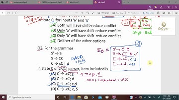 17. NPTEL-Compiler Design-Week6 assignment and its Detailed solution