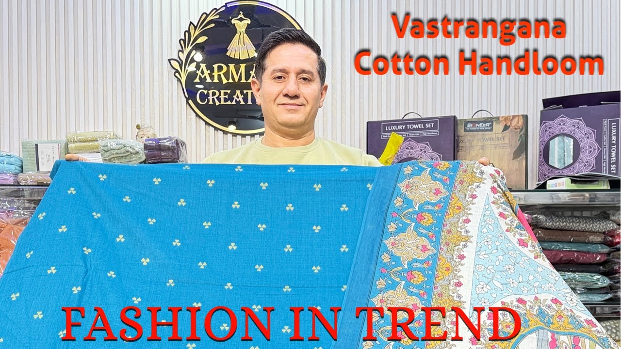 🛍️ Style That Breathes – Vastrangana Cotton Handloom New Designs