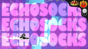 "Echosocks" By CubicShadow (ALL COINS) [Daily #2149] - Geometry Dash