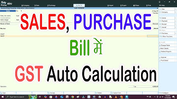 GST auto calculation in Tally Prime | #tally #tallyprime #tallyerp9 #computer