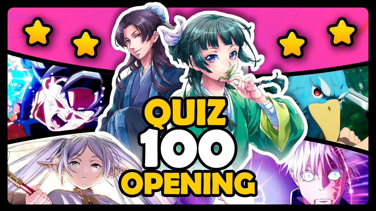 🎶💫 GUESS THE ANIME BY THE OPENING SONG! EPIC CHALLENGE WITH 100 OPENINGS!  🧐🔍 