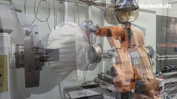 Laser Cladding of propeller blade bearing