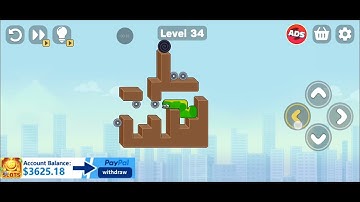 Snake Puzzle Slither To Eat Level 34 Walkthrough Gameplay Android,iOS 