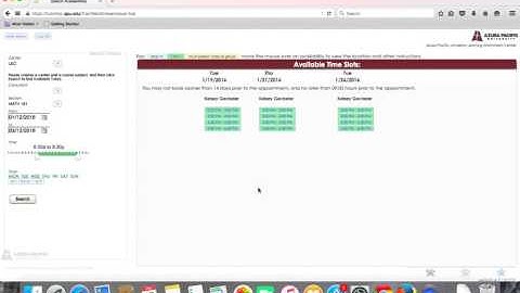 TutorTrac - How to Make An Appointment