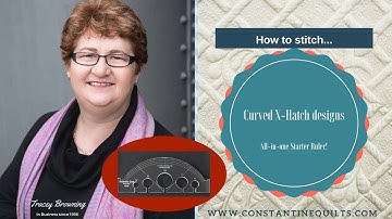 Curved Cross Hatch using Aussie made ruler