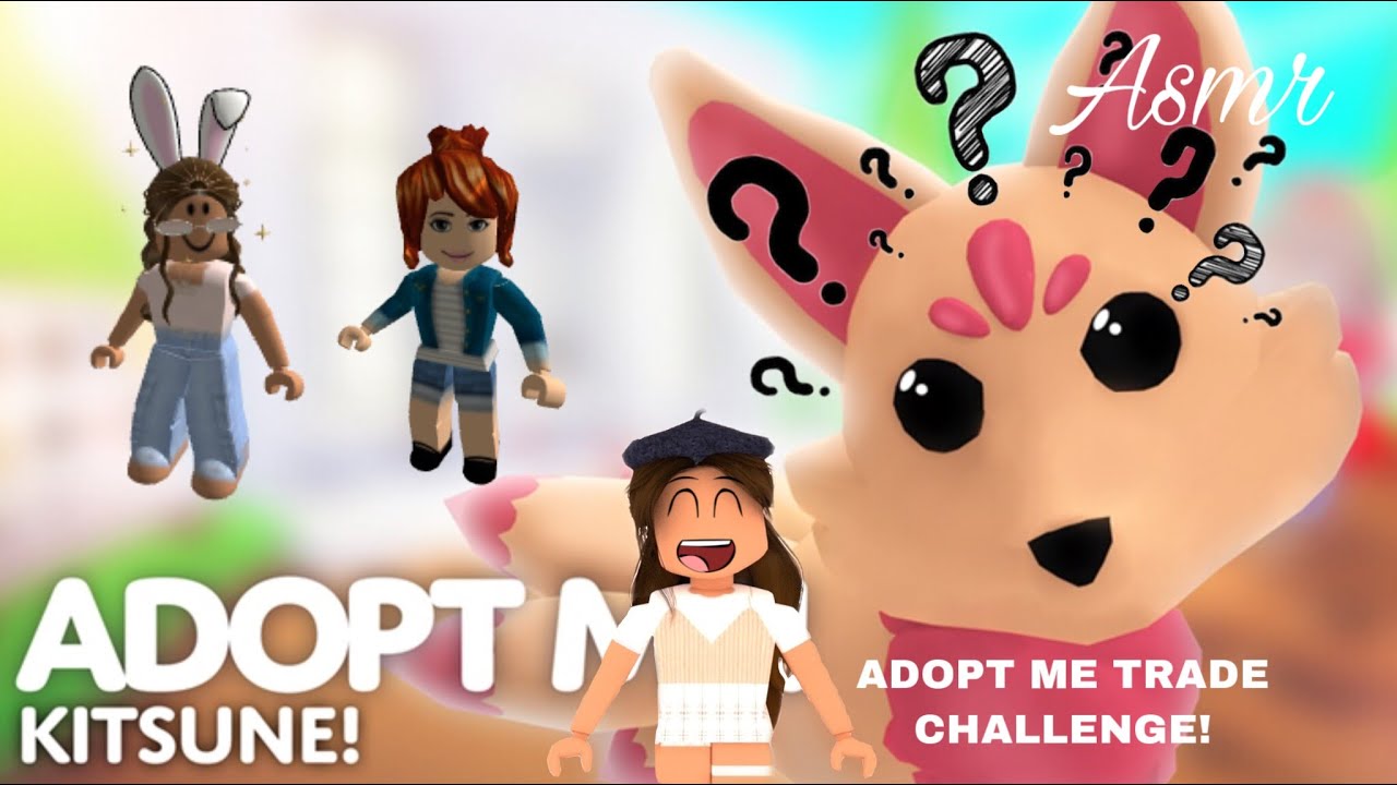 (Asmr) Adopt Me Trade Challenge! (Drink Taro Milk Tea and eating fruit)